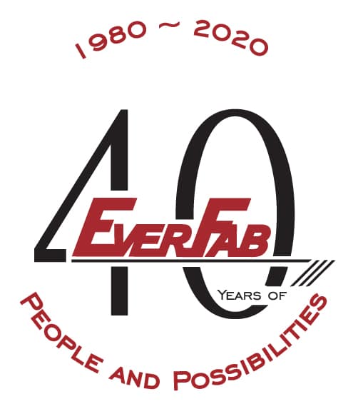 EverFab 40 years logo