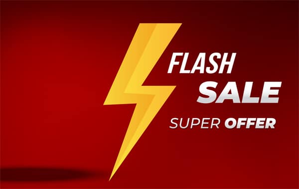 flash sale 30% off 