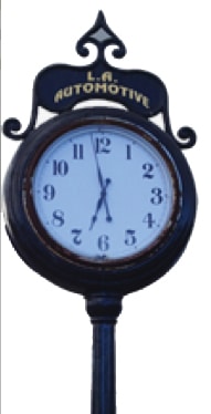 LA Automotive clock