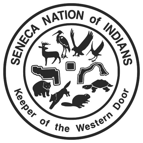 Seneca Nation of Indians Keeper Western Door logo BW