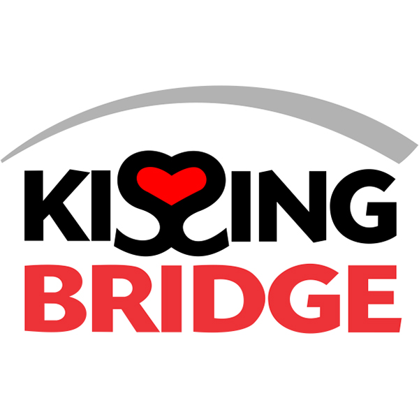 Kissing Bridge vert logo Kissing Bridge vert logo